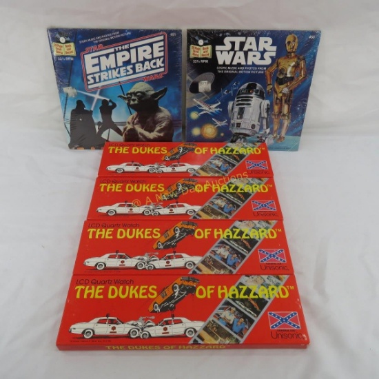 Dukes of Hazzard watches & Star Wars items