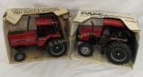 2 Ertl Case International tractors with boxes