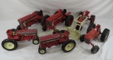 6 Interational Harvester diecast tractors