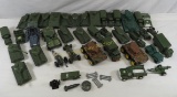 Collection of toy military vehicles