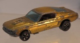 Hot Wheels Redline Custom Mustang Gold OHS