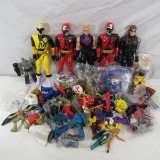 Assorted Action Figures and Promo Toys