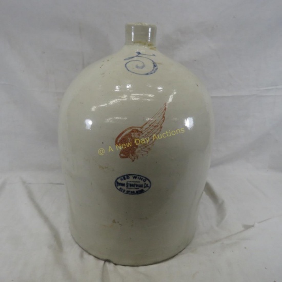 Red Wing Union Stoneware 5 Gallon beehive jug