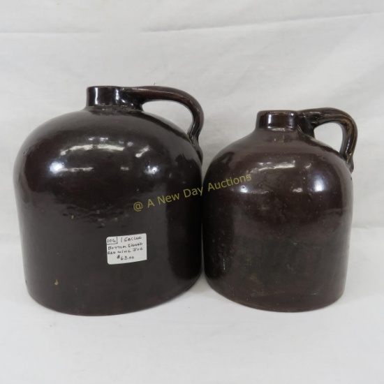 Minnesota Stoneware & other Albany slip jug