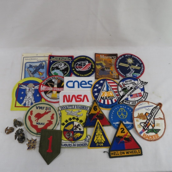 Military, NASA, Space Patches & Pins