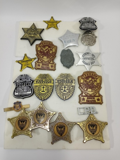 Junior Police Badges & Other Police/Fire Pins