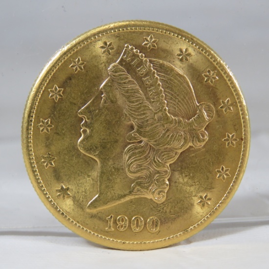 1900 S $20 Gold Liberty Head Double Eagle