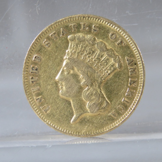 1874 $3 Gold Princess Head