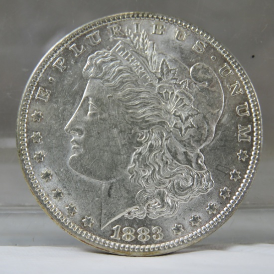 1883 Morgan Silver Dollar BU