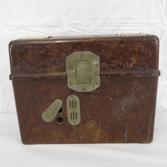 German WWII Field Telephone in Bake Lite Case