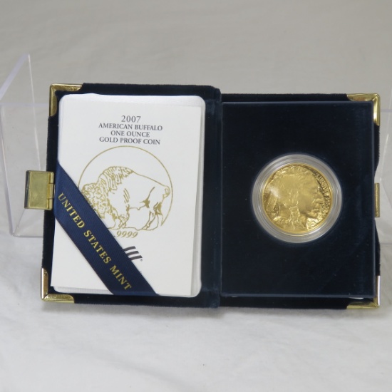 2007 American Buffalo 1 ozt Gold Proof with box