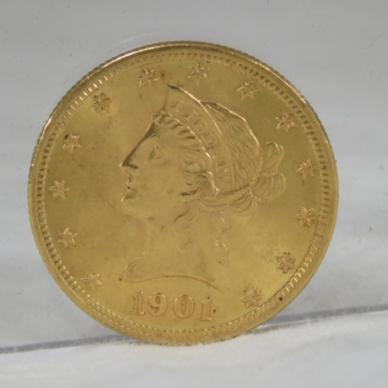 1901 $10 Gold Liberty Head Eagle