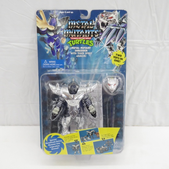 1995 TMNT Metal Mutants Shredder Sealed Figure