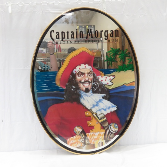 Captain Morgan's Spiced Rum Oval Mirror 34x25"