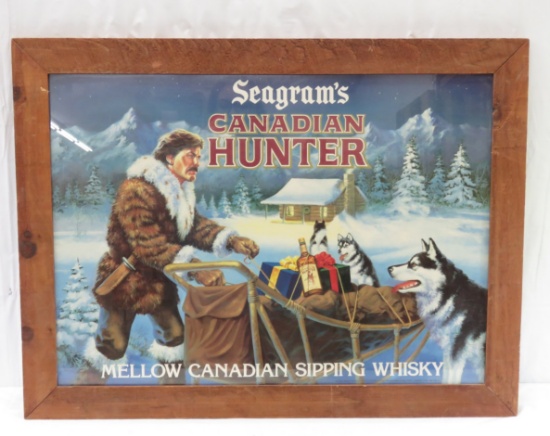 Seagram's Canadian Hunter Whisky Poster
