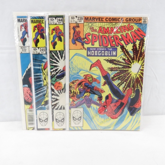 4 Amazing Spider-Man Comics #239, 244, 245, 249