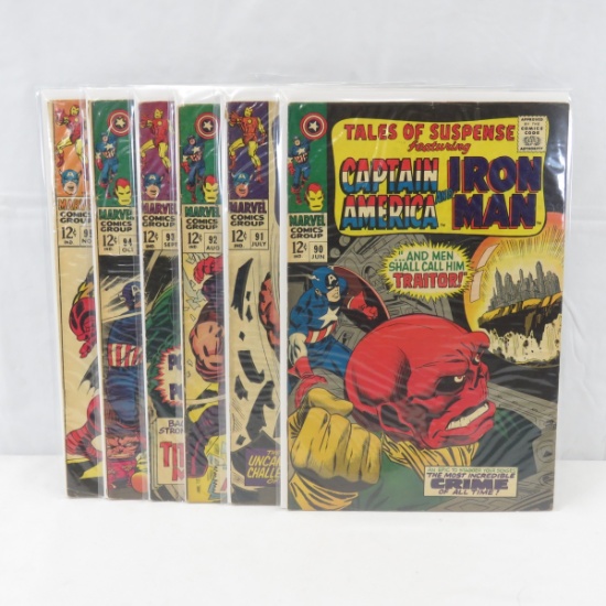 Marvel Comics 12 Cent Tales Of Suspense #90-95