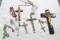 5 Vintage Crucifix 2 made in Germany