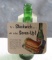 1951 7-Up 7oz Soda Bottle w/1953 Hang Tag