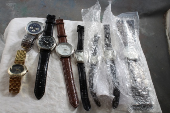 8 Fashion Watches, 3 are new