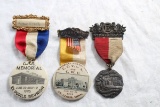 1909, 1925 & 1928 GAR Medals/Ribbons