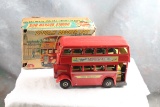 Yanezawa Friction Double Decker Toy Bus in Box