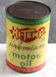 Hi-Temp Motor Oil 1 Qt. Oil Can Empty
