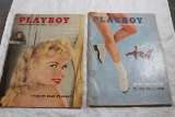 2 1958 Playboy Magazines Jayne Mansfield