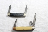 2 Pocket Knives 4 Blade Remington & Winchester