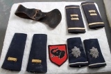 Old Military Shoulder Bars, Patch & Sword