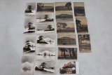 Old Japanese Postcards, Fuji, Some on Wood