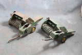 2 Old John Deere Toy Balers Parts/Repair