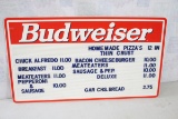 Budweiser Beer Menu Board Sign
