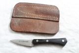 A G Russell Boot Knife Orig. Leather Sheath