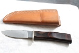 Morseth Custom Fixed Blade Knife Wood Handle