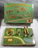 1940s Lee Toy Mechanical Playground 6 Babies