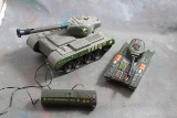 Tin Friction Army Missile Tank & Army Tank.