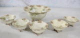 Royal Bayreuth Bowl Set White Rose Lattice