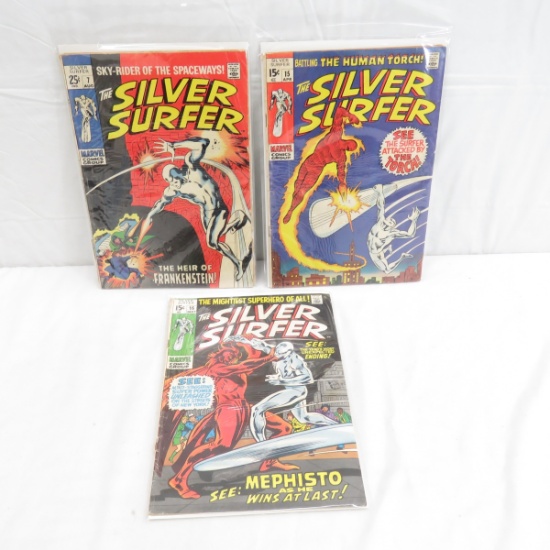 3 Marvel Comics The Silver Surfer #7, 15 & 16