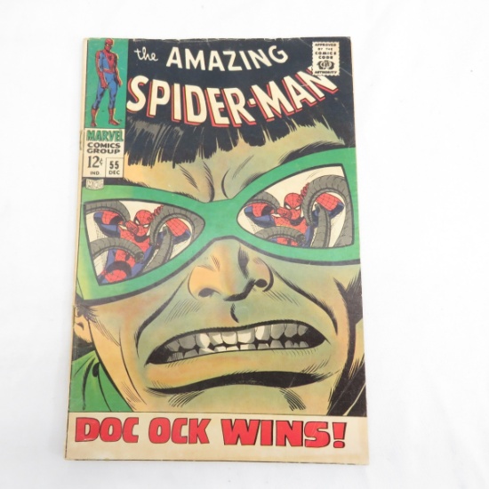 Marvel Comic 1967 The Amazing Spider-Man #55