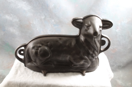 Griswold Cast Iron #866 Lamb Cake Mold 921 922