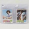 Theismann & Pearson '75 Rookie Football Cards