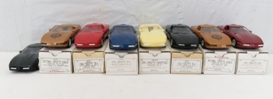 1990,1991 & 1994 ERTL Corvette Promo Models 1:25