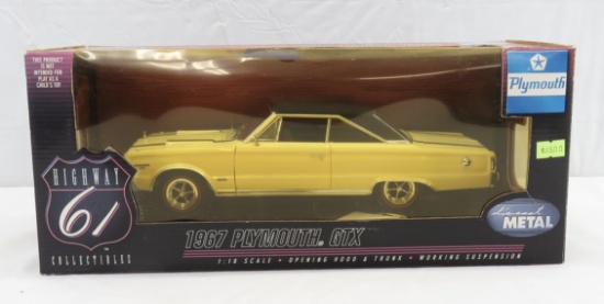 Highway 61 Diecast 1967 Plymouth GTX 1:18 Scale