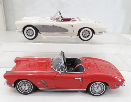 1961 & 1962 Danbury Mint Corvette Models 1:24