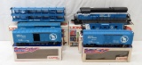 Blue Lionel Great Northern Engine 8771 with Cars