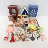 Vintage dolls, furniture & Christmas items