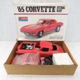 1965 Red Stingray Corvette Model - Monogram 1:8