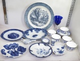 Flow Blue, English Wedgwood The Sofia & China