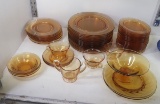 Vintage Brown Glass Dishware